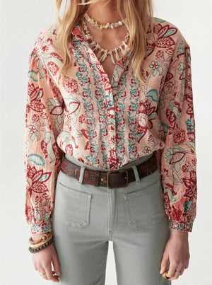 Tito Blouse - Tropicana Shrimp