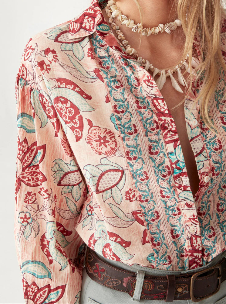 Tito Blouse - Tropicana Shrimp
