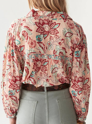 Tito Blouse - Tropicana Shrimp