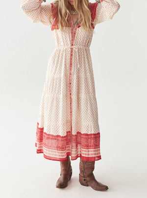 Triana Dress - Passion Red