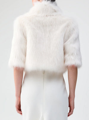 Desire Cropped Jacket - Ivory