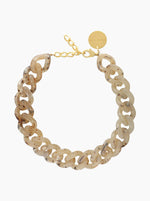 Flat Chain Necklace - Light Bernstein