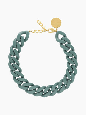 Flat Chain Necklace - Winter Mint