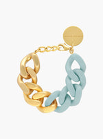 GREAT Bracelet 2 Color Gold - Matt Baby Blue