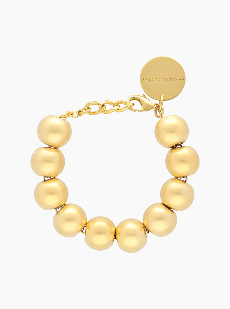 Beads Bracelet - Vintage Gold