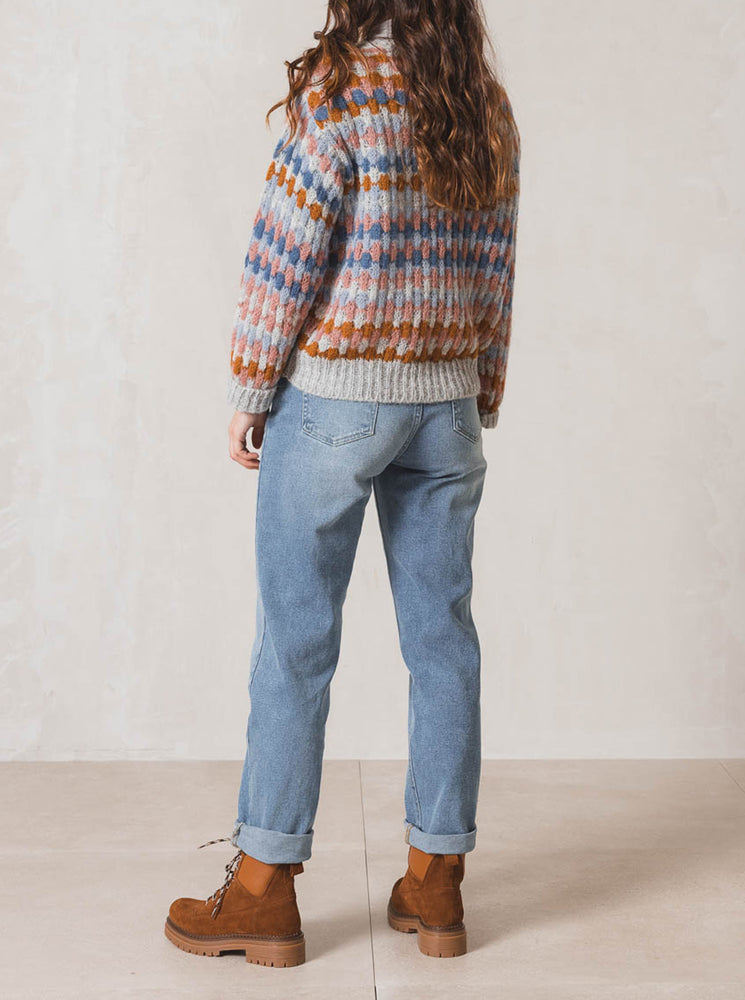 Multicolor Fantasy Sweater - Gris Vigoré