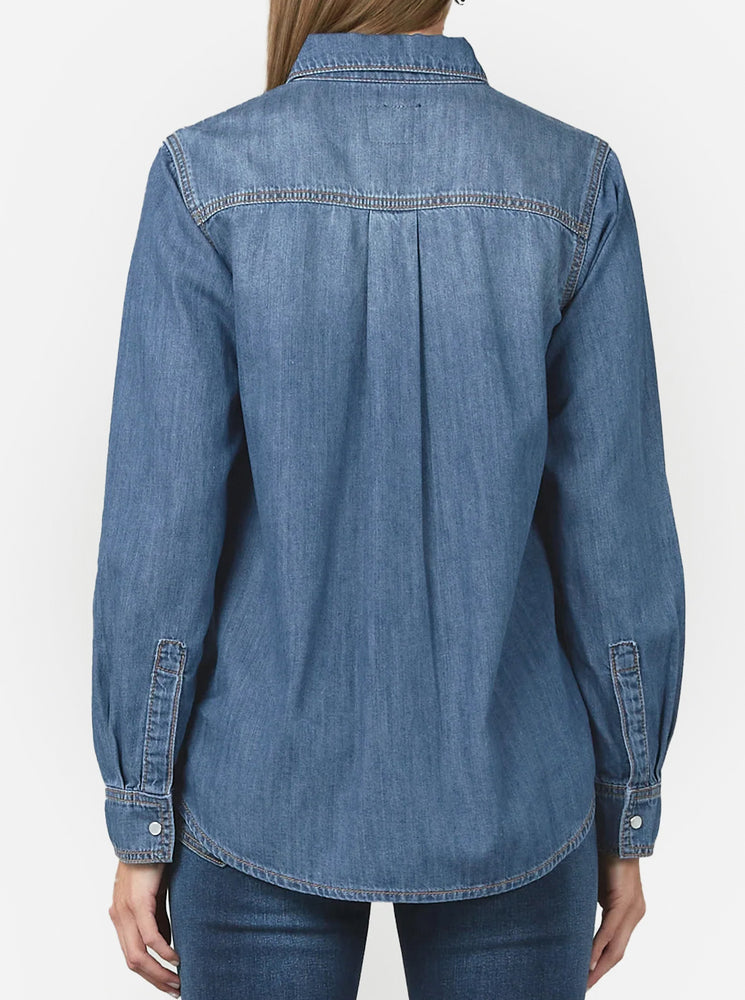 Valiant Blue Denim Shirt - Mid Blue