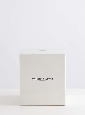 Volute Platter - Smoke