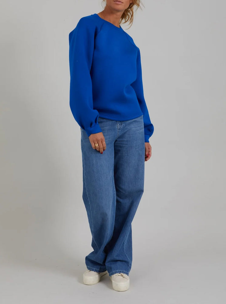 Sweatshirt In Scuba - High Blue