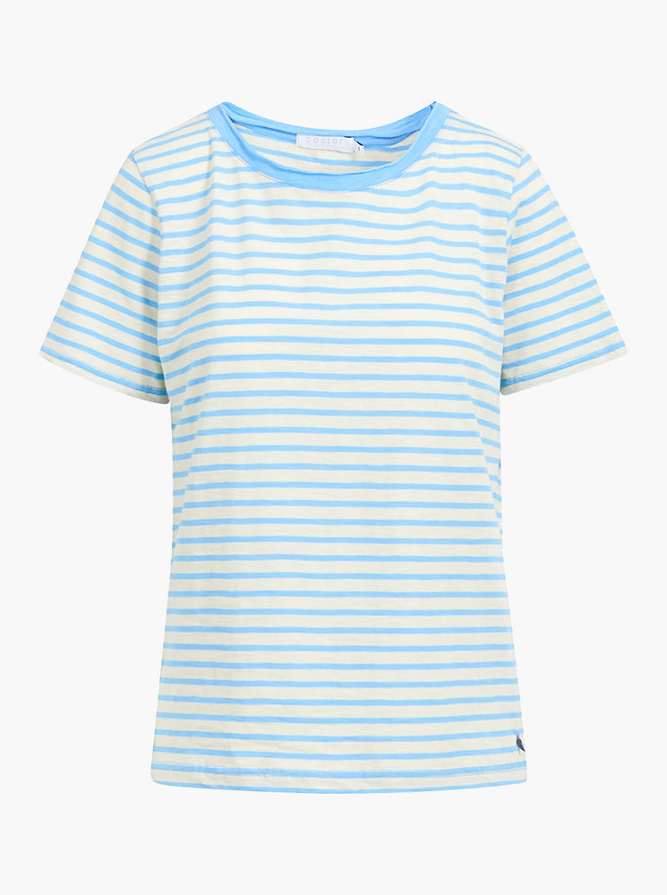 T-Shirt W. Stripes - Sporty Blue Stripe