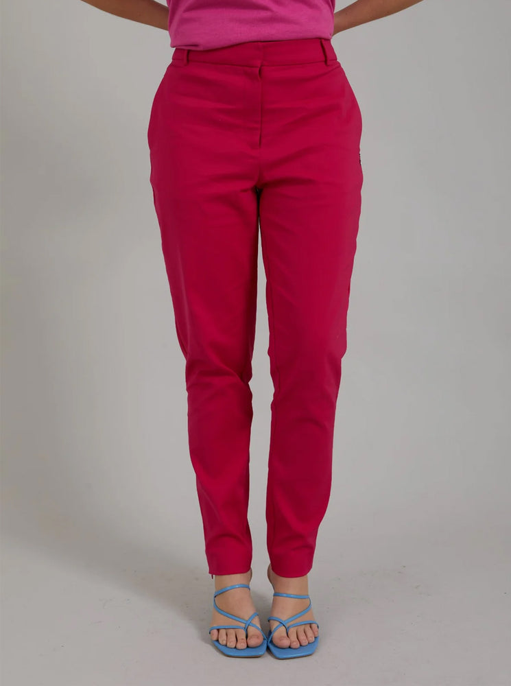 Tapered Trousers - Raspberry Pink