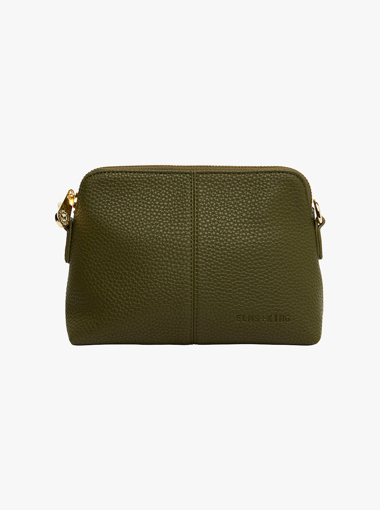 Burbank Crossbody - Khaki Pebble