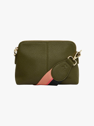 Burbank Crossbody - Khaki Pebble