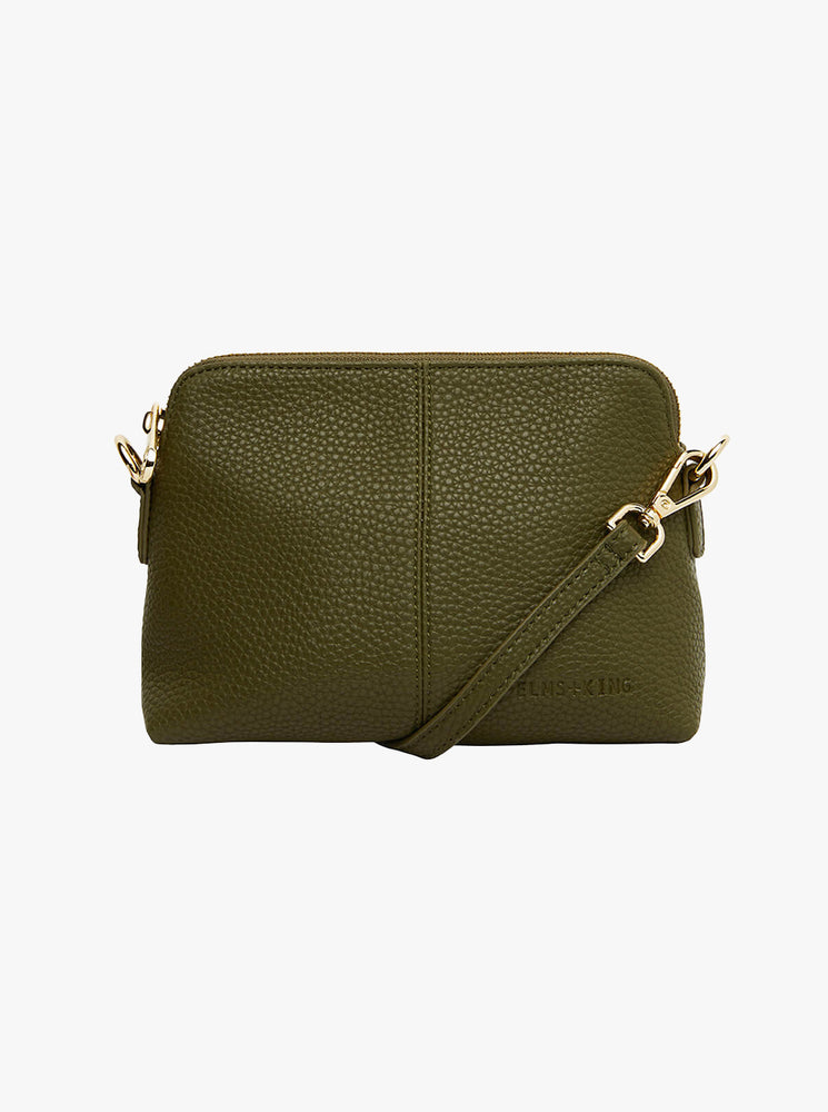 Burbank Crossbody - Khaki Pebble