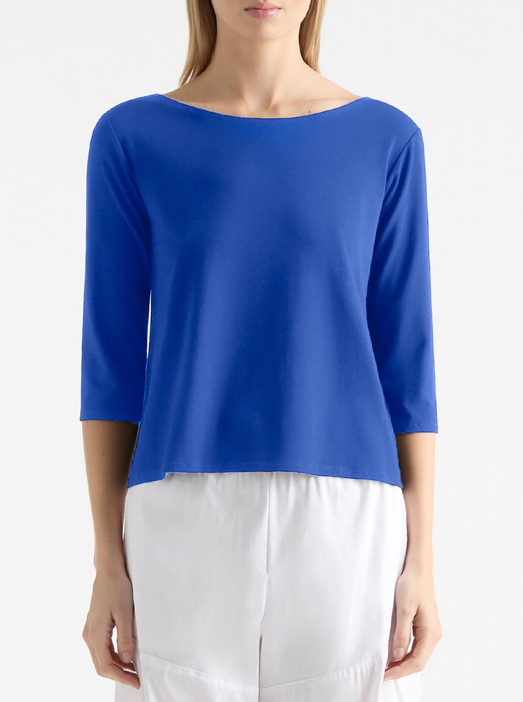 Relaxed Boat Neck - Lapis