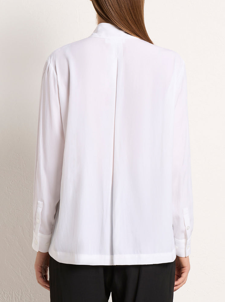 
            
                Load image into Gallery viewer, Bevel Neck Shirt - White
            
        