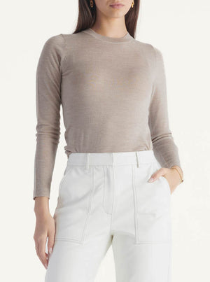 
            
                Load image into Gallery viewer, Ginny Knit Top - Taupe
            
        