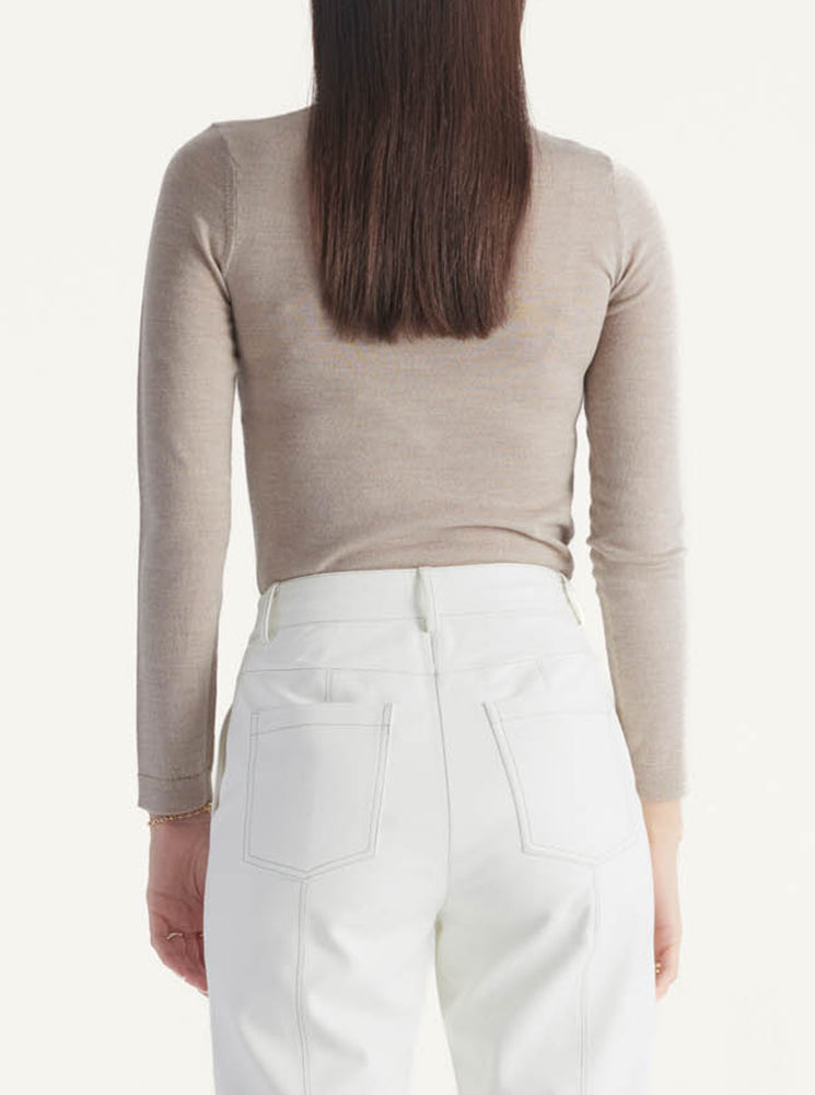 
            
                Load image into Gallery viewer, Ginny Knit Top - Taupe
            
        