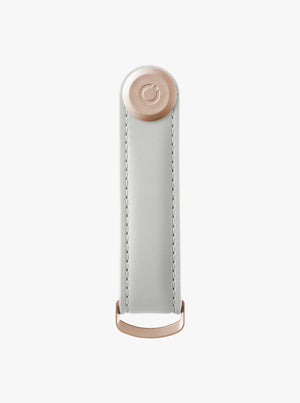 Key Organiser Leather - Stone/Grey