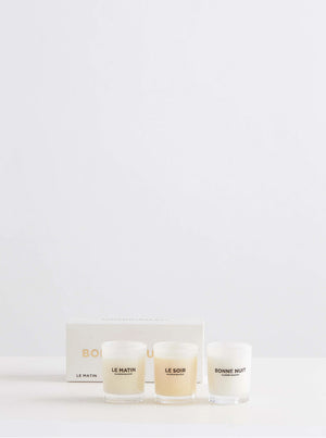 Bonne Journee Scented Candle Trio