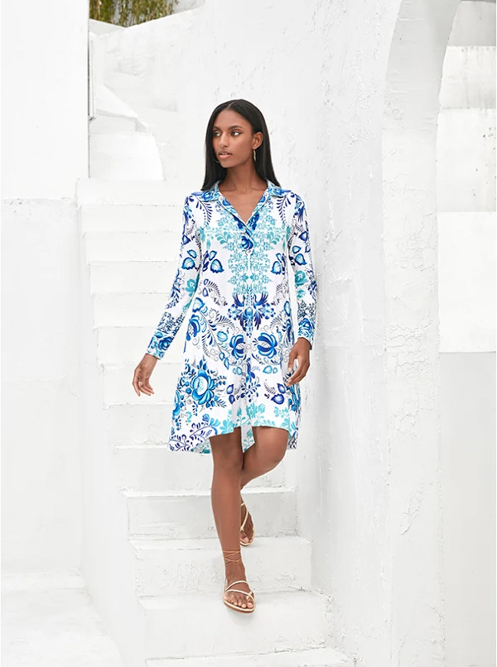 Farrow Polo Swing Dress Multi HEM Store